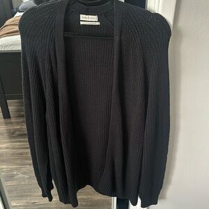 UO black knit cardigan